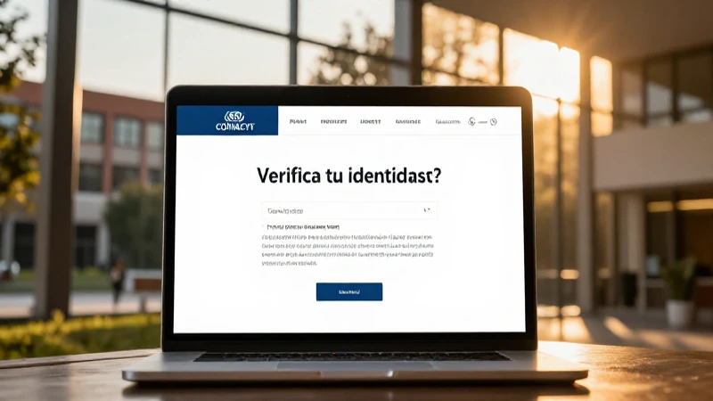 Verifica tu identidad para iniciar sesión en CONACYT