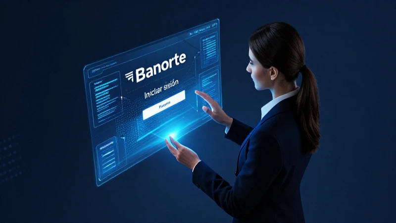 Haz clic en Iniciar sesión Banorte