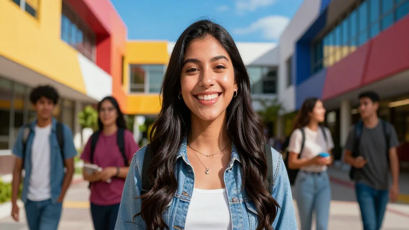 Estudiante mexicano triunfa en campus vibrante