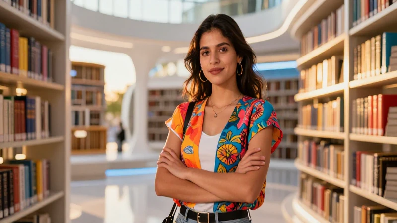 Joven mexicana representa oportunidad en librería futurista
