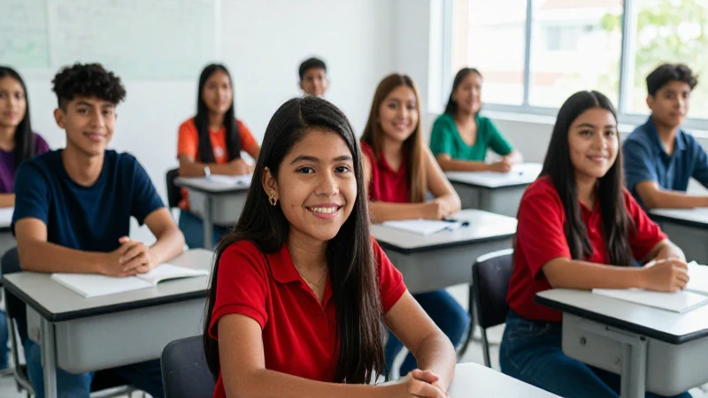 Estudiantes mexicanos son felices y progresan