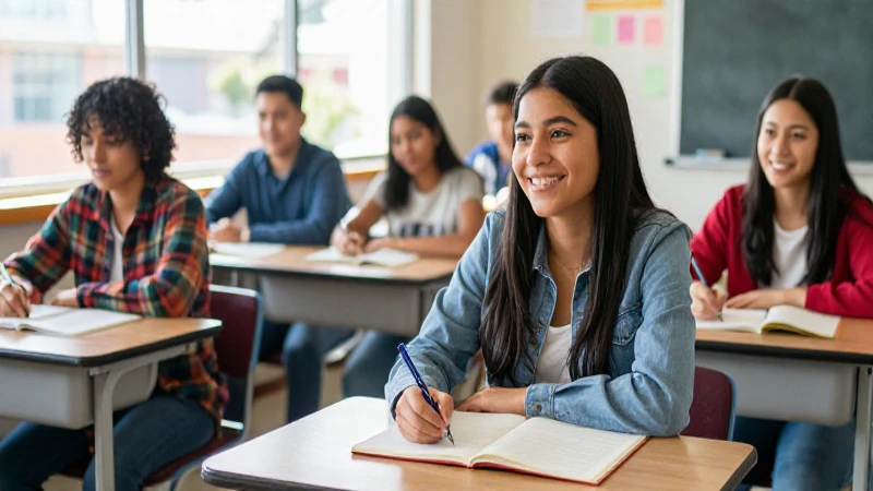Estudiante mexicano sonríe, simbolizando éxito y oportunidad