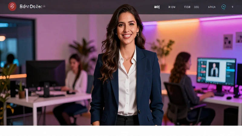 Retrato vibrante de profesional mexicano en oficina