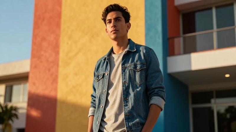 Joven mexicano optimista listo para el progreso