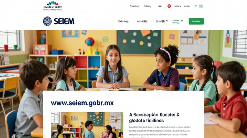 Inscripción preescolar en seiem.gob.mx