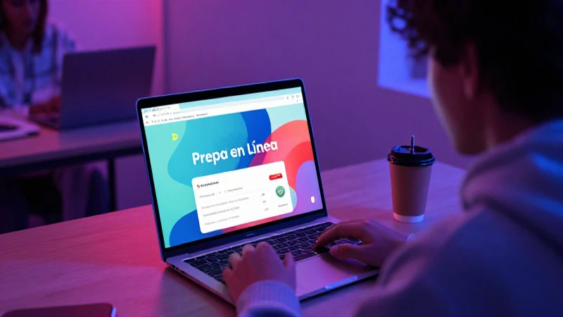 Inscríbete en Prepa en Línea con este proceso