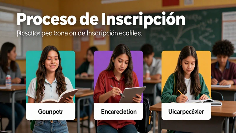 Guía de inscripción escolar paso a paso