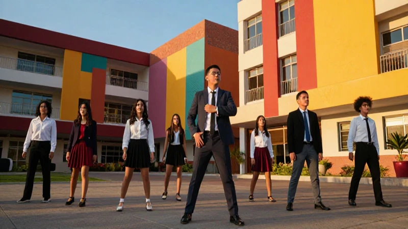 Estudiante moderno en universidad mexicana