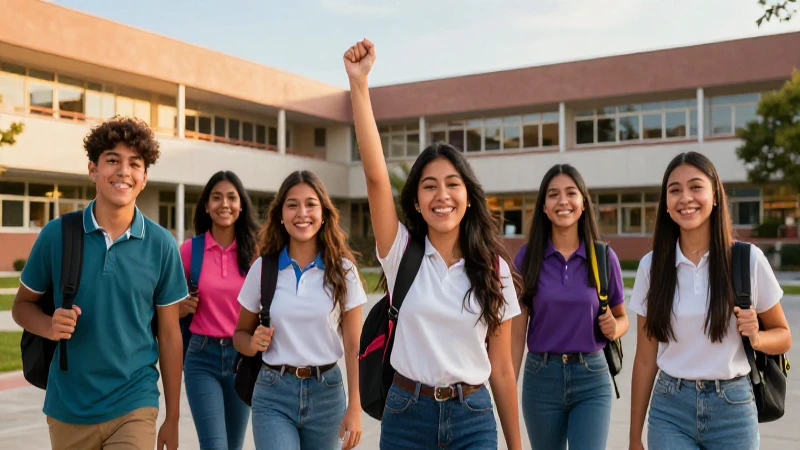 Estudiantes mexicanos exitosos en campus vibrante