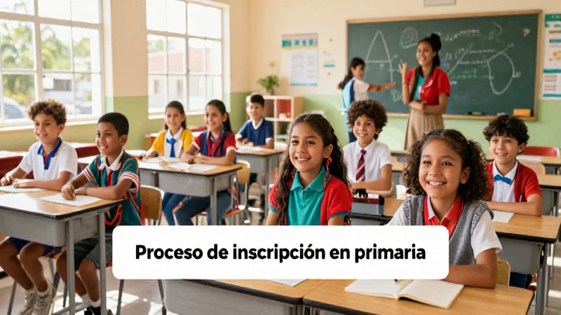 Requisitos y fechas para inscripciones de primaria