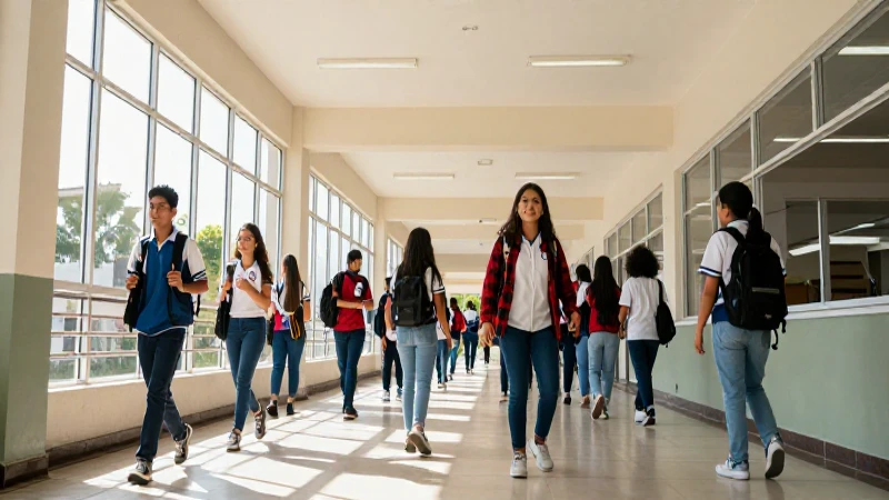Proceso de inscripción en la preparatoria MIGE
