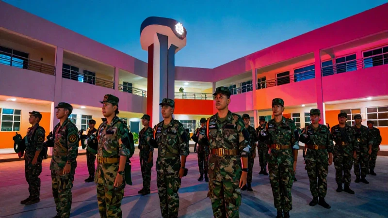 Experiencias en preparatoria militarizada