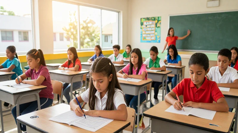 Inscripción primaria exitosa para estudiantes mexicanos