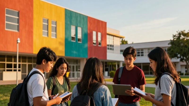 Estudiantes mexicanos colaboran en campus moderno