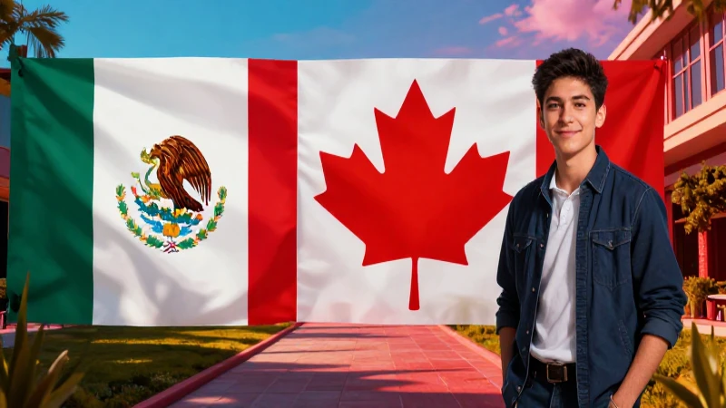 Intercambio estudiantil entre México y Canadá
