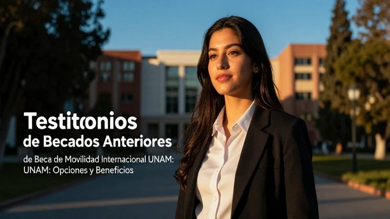 Estudiante exitosa de la UNAM recibe becas internacionales