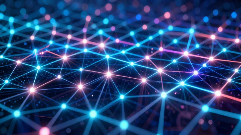 Flujo de datos futurista hiperrealista y abstracto