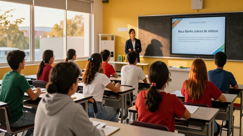 Becas Benito Juárez brindan oportunidades educativas en Jalisco