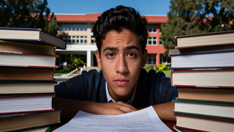 Retrato universitario mexicano enfocado