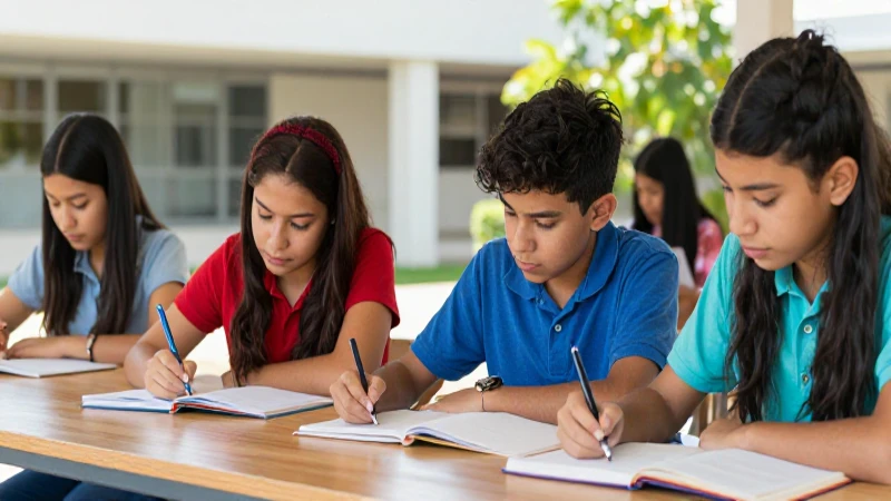 Estudiantes mexicanos persiguen el éxito académico