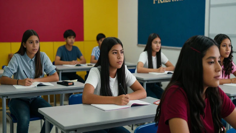 Estudiantes mexicanos aprendiendo con gran éxito