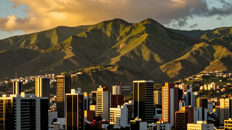 Paisaje vibrante de Hidalgo al atardecer