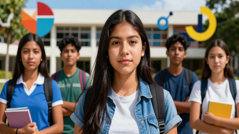 Retrato cinematográfico de estudiante mexicano universitario
