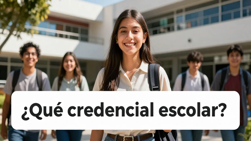 Credencial escolar: uso e información esencial