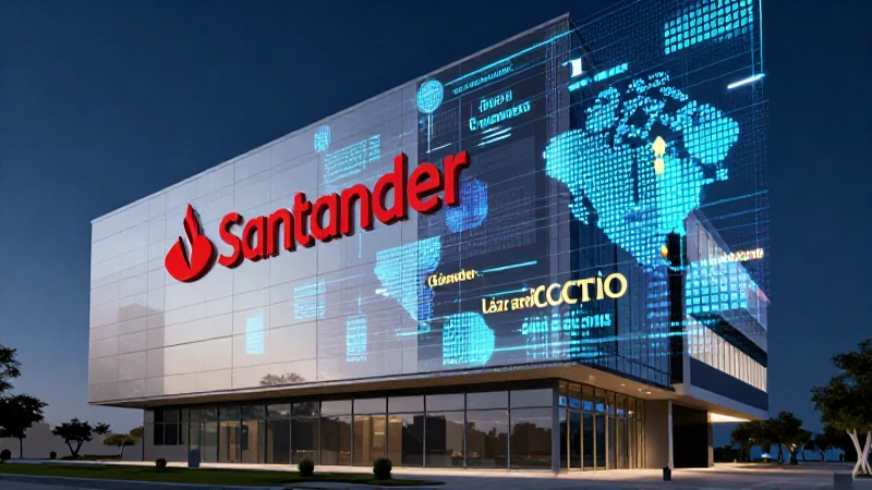 Santander: Finanzas modernas en visual de alta calidad