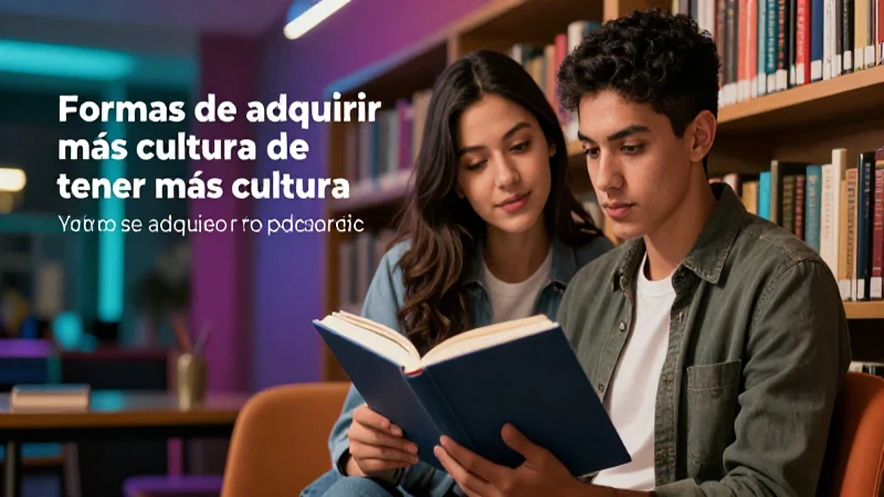 Cultura: significado y formas de adquirirla
