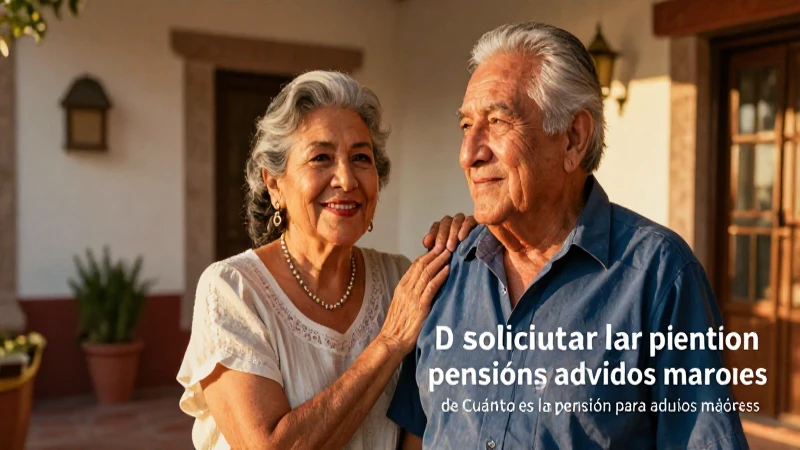Pareja mexicana solicita pensión para adultos