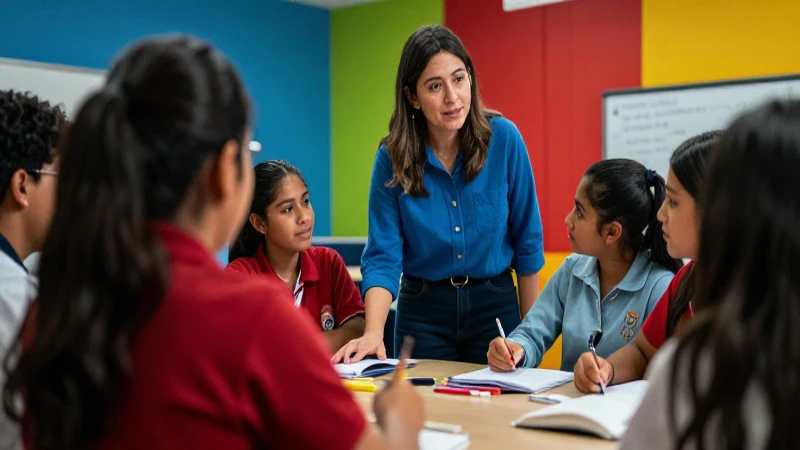 Escuela moderna mexicana con docentes y logros académicos
