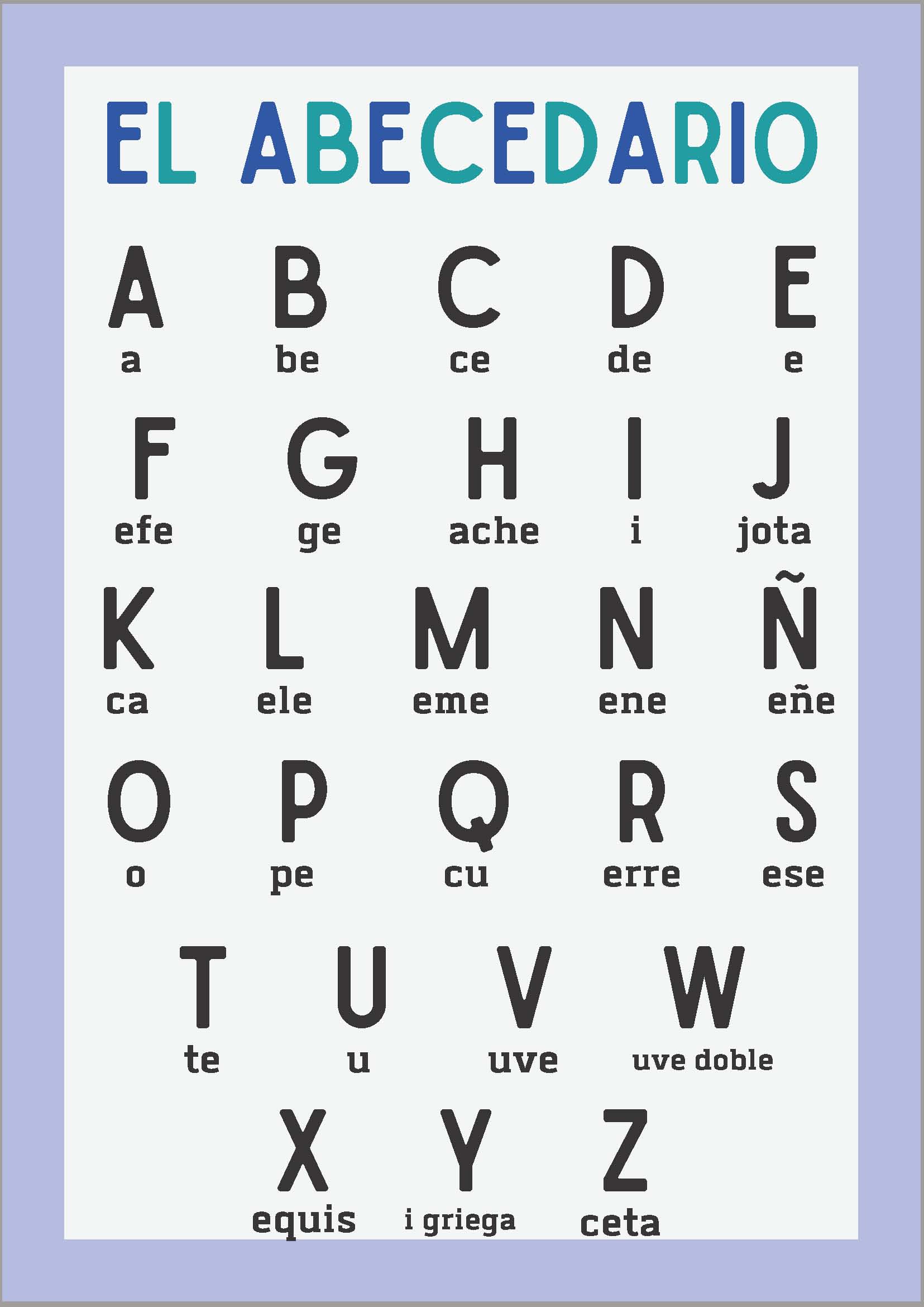 La siguiente letra del abecedario después de «la» es «le»