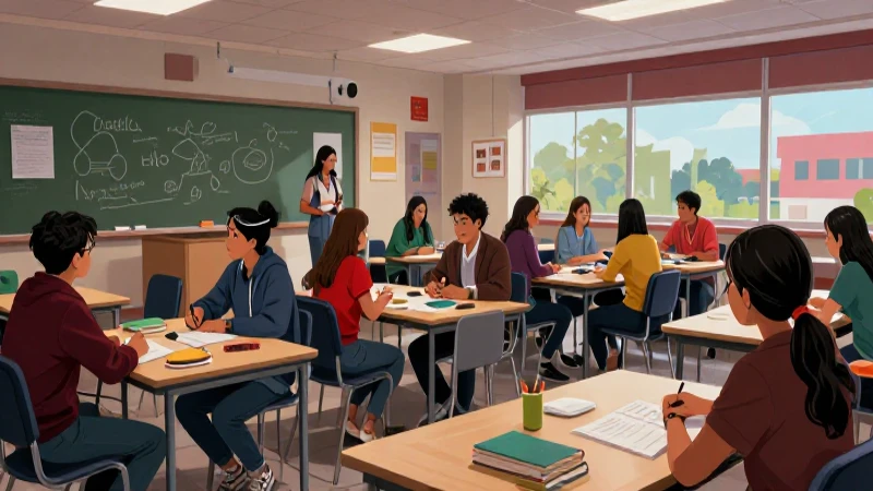 Estudiantes mexicanos colaboran en aula moderna