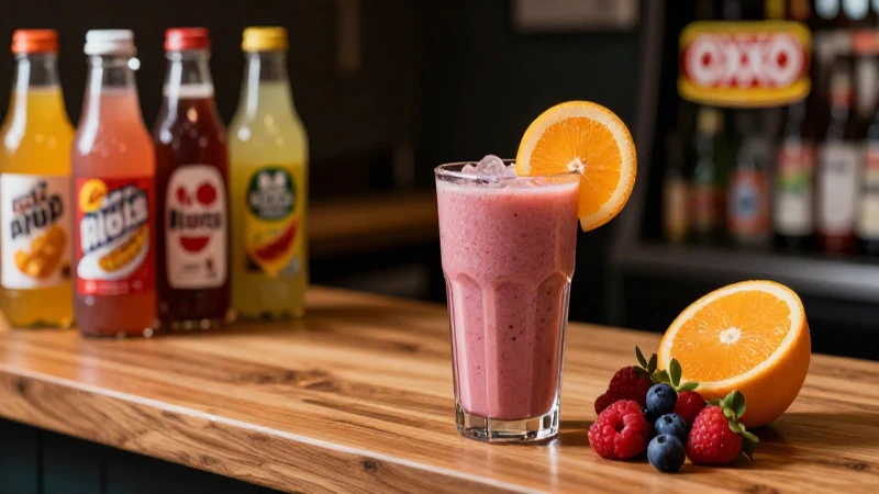 Bebidas saludables, frescas y coloridas en Oxxo