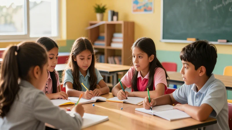 Cuáles son las claves de las escuelas primarias para un aprendizaje exitoso 2 Estudiantes mexicanos colaborando en clase
