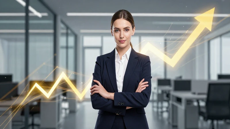 Ejecutivo exitoso en entorno corporativo dinámico