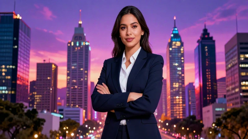Joven profesional mexicano en Ciudad de México