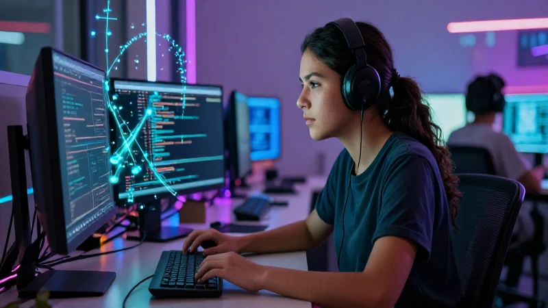 Joven programadora mexicana crea código intenso