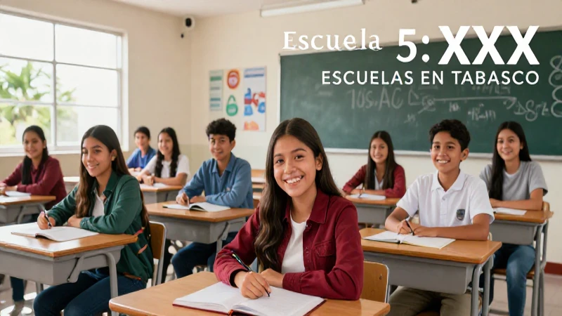 Éxito académico en escuelas mexicanas de Tabasco