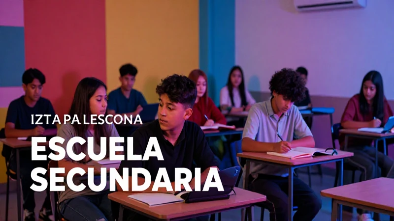 Escuelas secundarias modernas en Iztapalapa