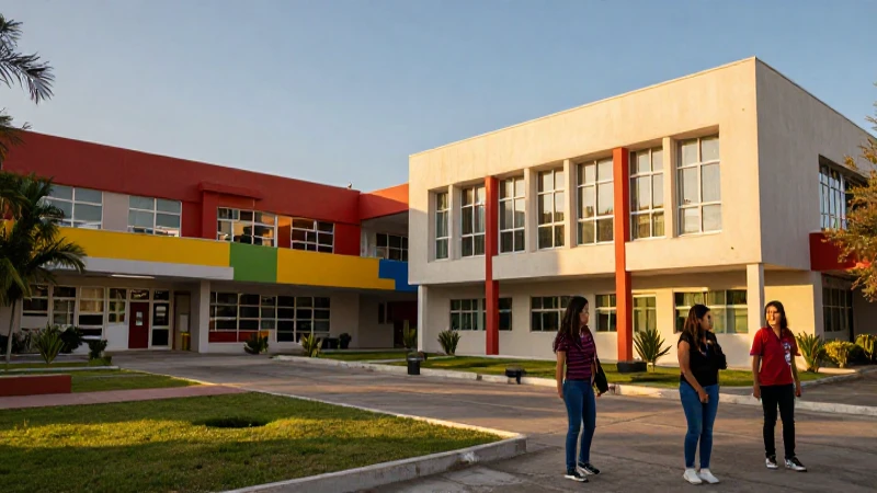 Juventud mexicana en campus, luz cinematográfica