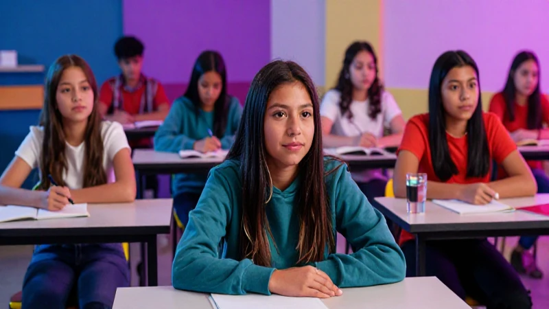Estudiantes mexicanos modernos logrando éxitos académicos