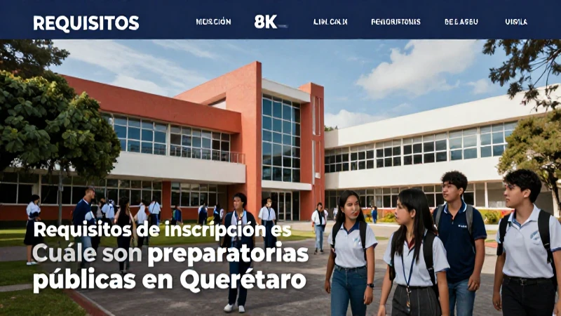 Moderno campus de preparatorias públicas Querétaro