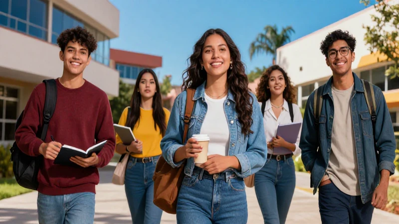 Jóvenes universitarios mexicanos triunfan en un entorno vibrante