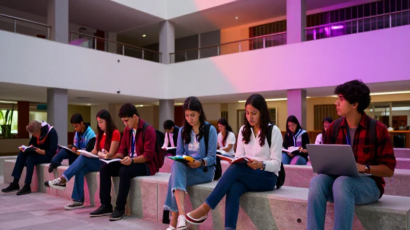 Estudiantes mexicanos en universidad de Campeche
