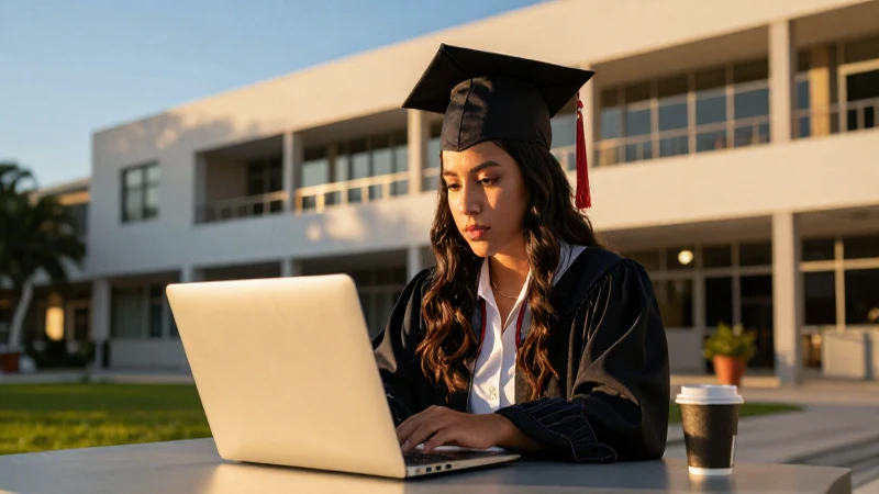 Cuáles son las mejores universidades en Cancún 2 Estudiante mexicana, graduación, campus moderno