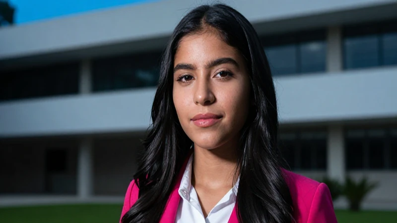 Retrato cinematográfico de estudiante mexicano exitoso
