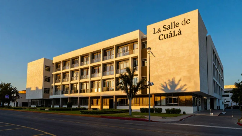 La Salle: Campus moderno, Hermosillo, fotorrealista