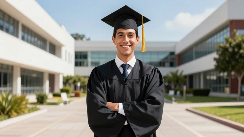 Graduado mexicano exitoso en universidad
